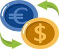Gratis Valutaomregner konverter mellem valutaer, beregn rejsevaluta og tjek opdaterede valutakurser