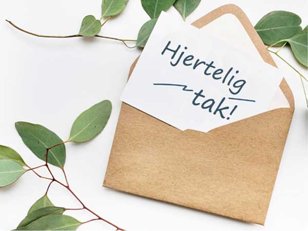Takkekort tekster - skriv en hjertelig takkehilsen