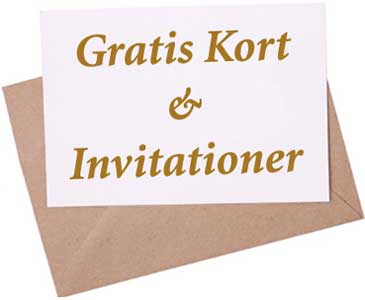 Gratis e-Kort og Invitationer - send online