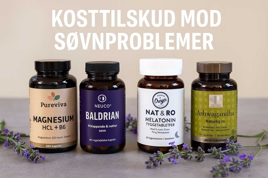 Naturlige Kosttilskud mod Søvnproblemer | Bedre Søvn Guide