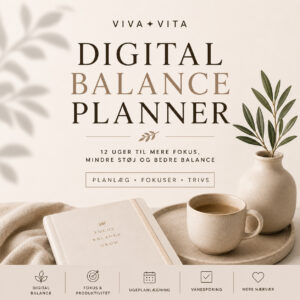 Digital Balance Planner til 12 uger