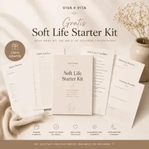 Gratis Soft Life Starter Kit fra VivaVita med daglig planner, habit tracker, self-care checklist, morgenrutine og aftenrutine til mere ro, balance og velvære.