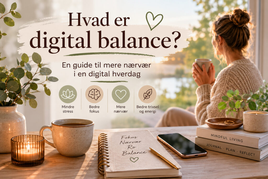Hvad er digital balance? En guide til mere nærvær i en digital hverdag