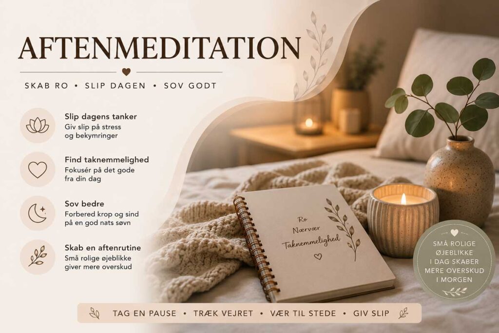 Gratis Aftenmeditation (PDF) – Print Selv Meditation